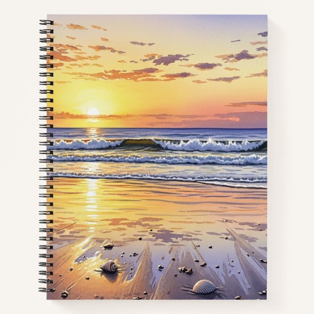 Paradise Sunset Notebook (Front)