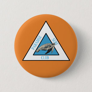 Paradise Surf Club 6 Cm Round Badge