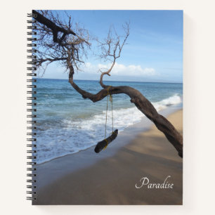 Paradise Swing 8.5" x 11" Spiral Notebook