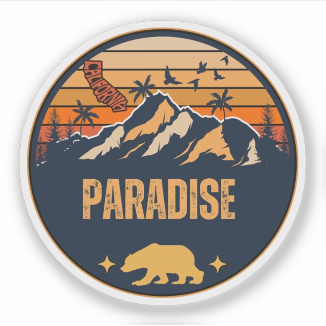 Paradise town, California (Front)