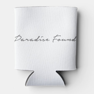 Paradise Vacation Art Word Text Art Fun Travel Art Can Cooler