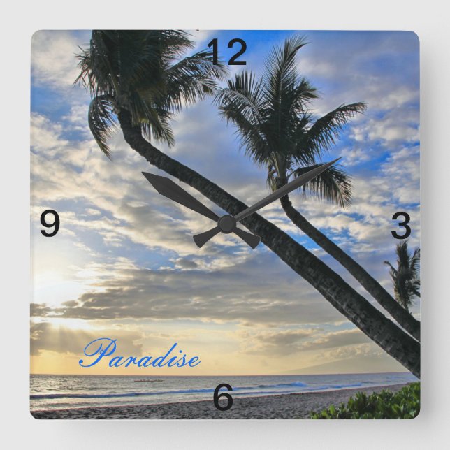 Paradise Wall Clock (Front)