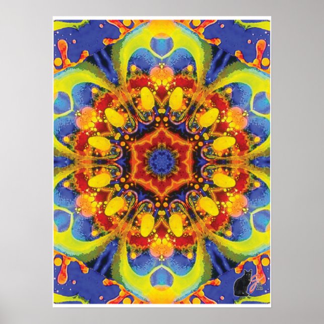 Paradox Kinetic Collage Kaleidoscope Poster (Front)