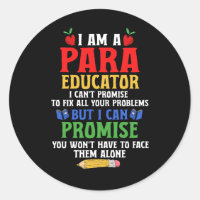 Paraeducator Paraprofessional Sped Teacher Can Pro