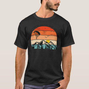 Paraglider Mountain Sunset Vintage Gift 5 T-Shirt