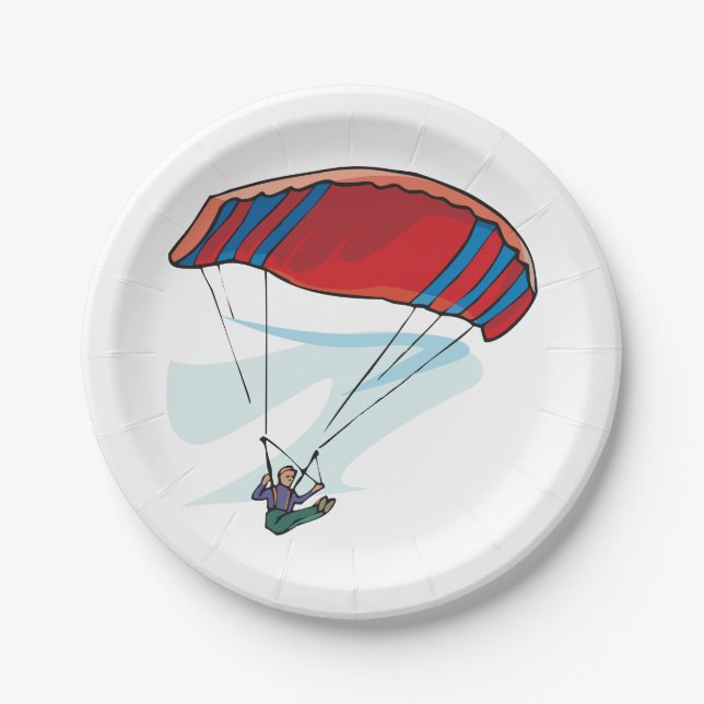 Paraglider Paper Plate (Front)