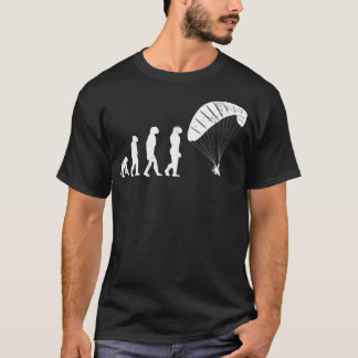 Paraglider   Paramotors Evolution Gift T-Shirt