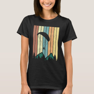 Paraglider Retro Vintage Mountains Paraglining T-Shirt