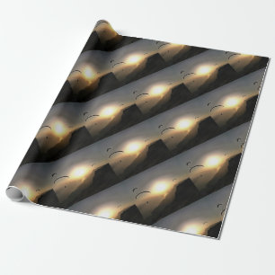 Paragliders Flying Wanderlust Extreme Sports Art Wrapping Paper