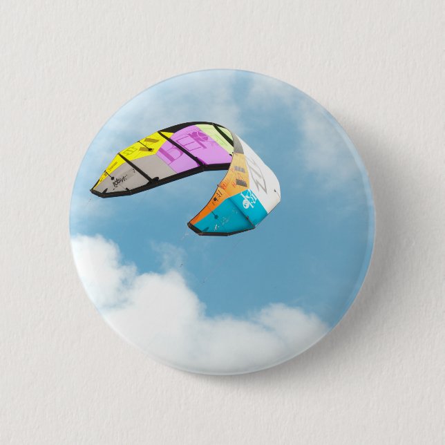 PARAGLIDING 6 CM ROUND BADGE (Front)