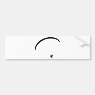 Paragliding Bumper Sticker