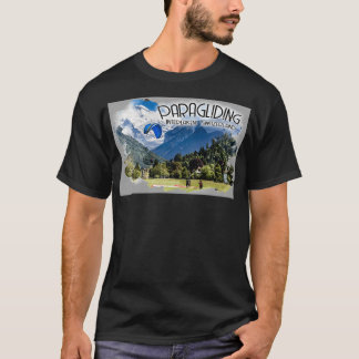 Paragliding in Interlaken Switzerland T-Shirt