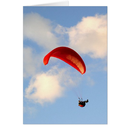 PARAGLIDING IN JERSEY CARD