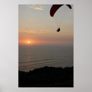 Paragliding in Peru II Poster