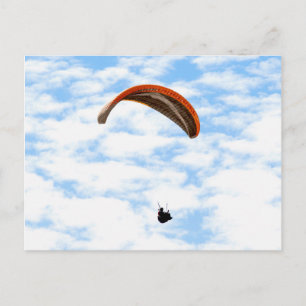 Paragliding in the Clouds Postcard