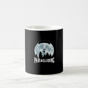 Paragliding Moon Paraglider Adventure Daredevil Coffee Mug