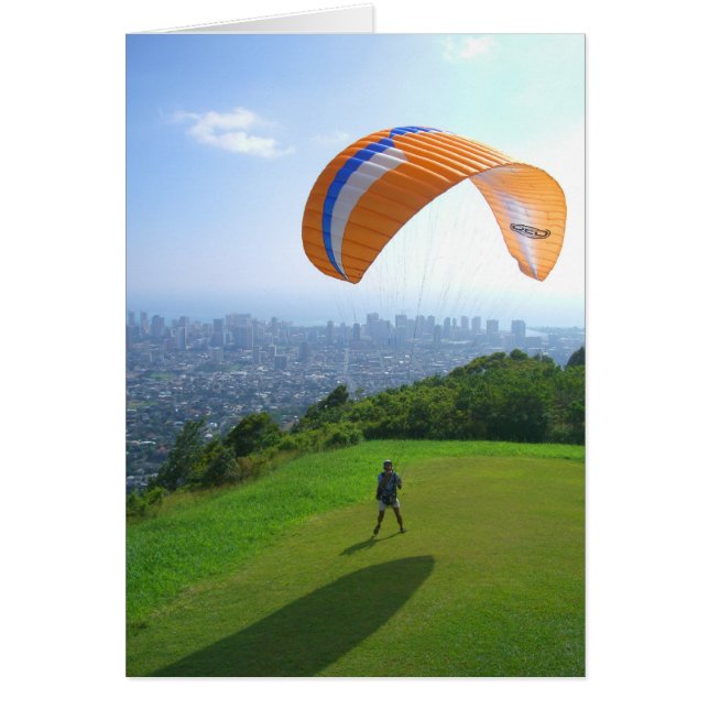 Paragliding over Honolulu (Front)