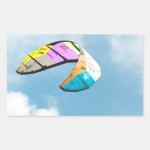 PARAGLIDING RECTANGULAR STICKER