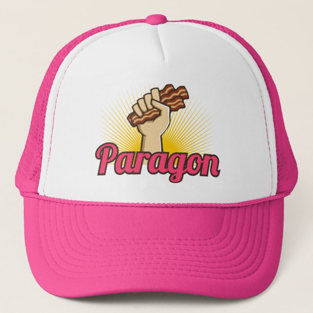 Paragon! (in Pink) Trucker Hat (Front)