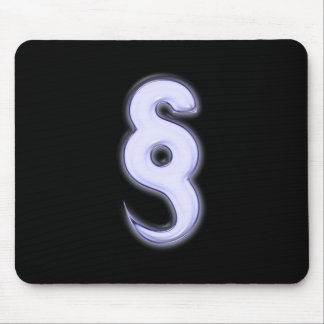 paragraph Gesetz Haken law hook Mouse Pad