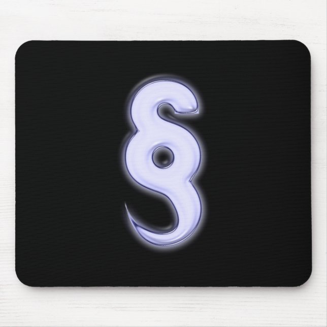 paragraph Gesetz Haken law hook Mouse Pad (Front)