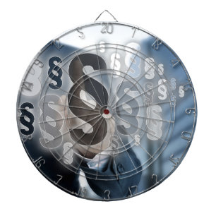 Paragraphs are selected by businessman dartboard