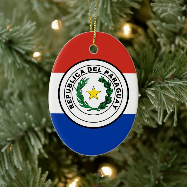 Paraguay Ceramic Ornament (Tree)