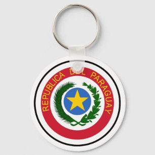 Paraguay Coat of Arms Key Ring