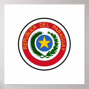 Paraguay Coat of Arms Poster