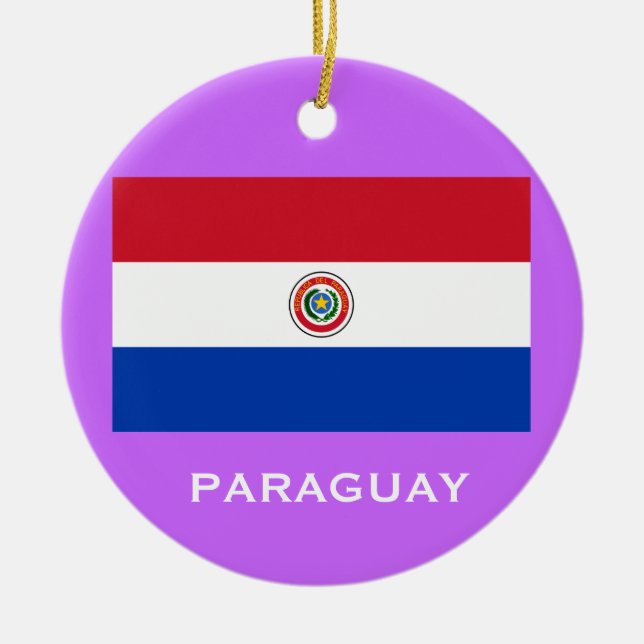 PARAGUAY* Custom Christmas Ornament (Front)