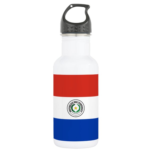 Paraguay Flag 532 Ml Water Bottle (Front)