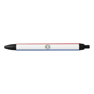 Paraguay Flag Black Ink Pen