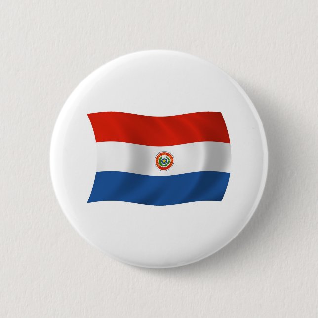 Paraguay Flag Button (Front)