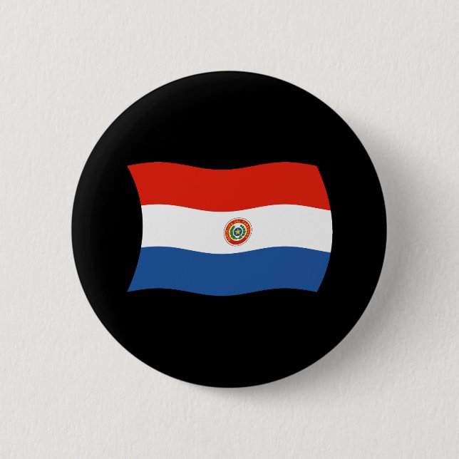 Paraguay Flag Button (Front)