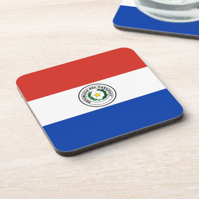 Paraguay flag coaster (Left Side)