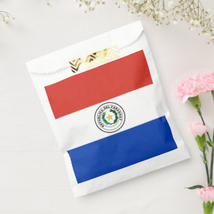 Paraguay flag favour bag