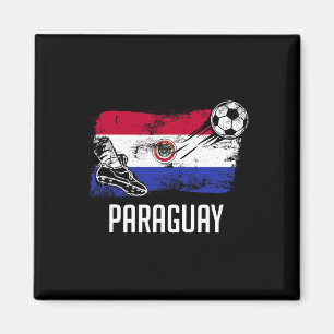 Paraguay Flag Jersey Paraguayan Soccer Team Paragu Magnet