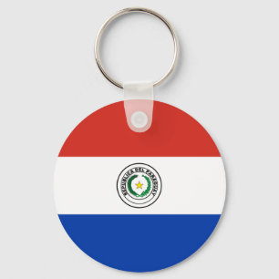 Paraguay Flag Key Ring