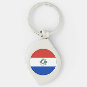 Paraguay Flag Key Ring