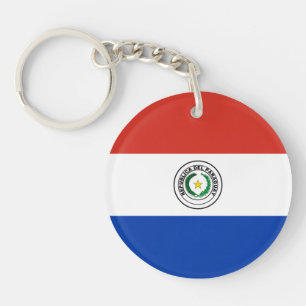 Paraguay Flag Key Ring