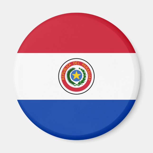 Paraguay Flag Magnet (Front)