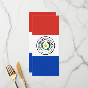 Paraguay flag menu