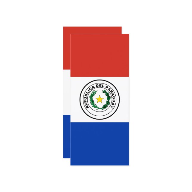 Paraguay flag menu (Front/Back In Situ)
