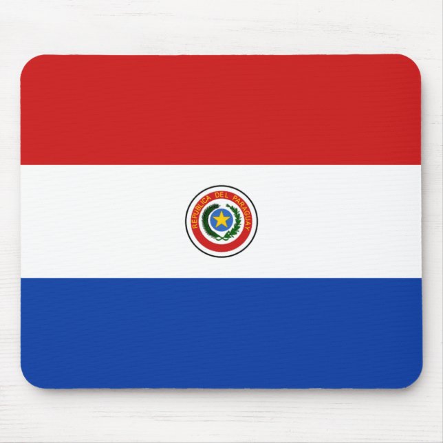 Paraguay Flag Mousepad (Front)