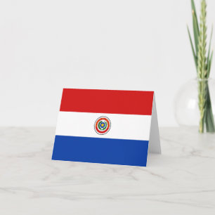Paraguay Flag Notecard