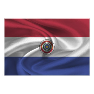 Paraguay Flag Photo Print