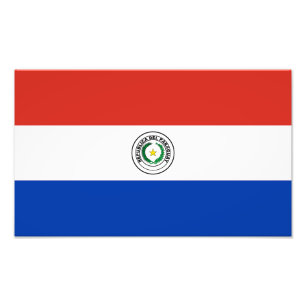 Paraguay Flag Photo Print