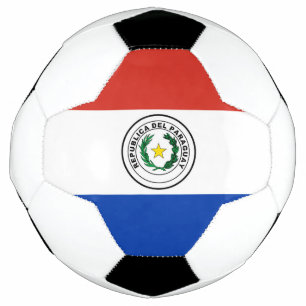 Paraguay flag soccer ball