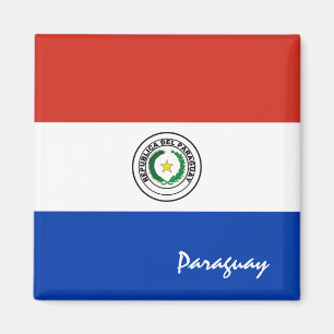 Paraguay flag & South America holiday/sports fans Magnet