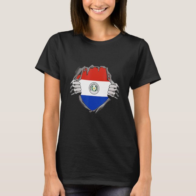 Paraguay Flag T-Shirt (Front)